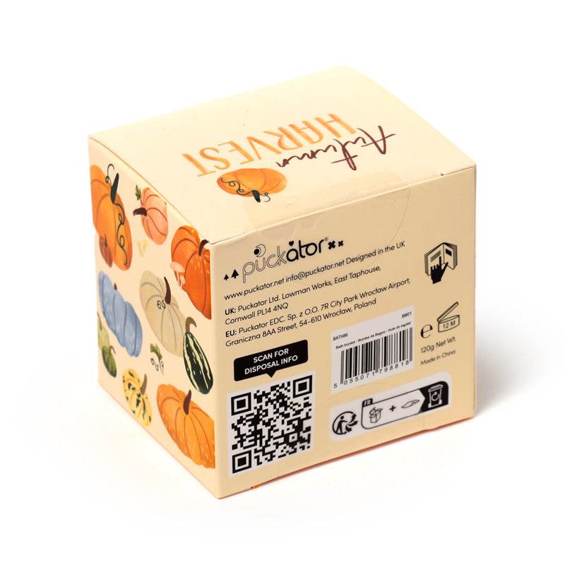 Autumn Harvest Pumpkin Shaped Bath Bomb in Gift Box - Gift Arch