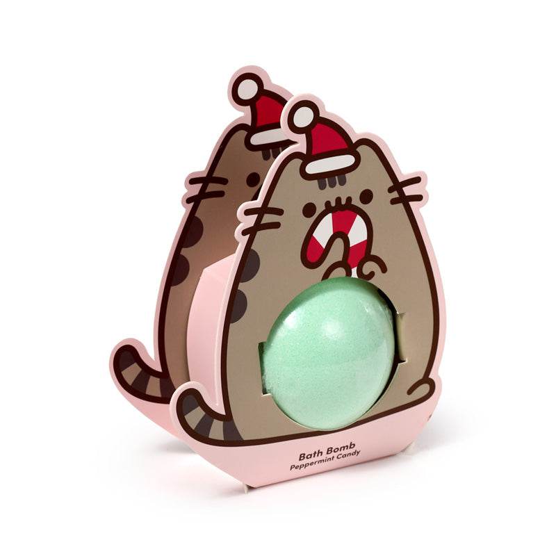 Christmas Pusheen the Cat Bath Bomb in a Shaped Gift Box - Gift Arch
