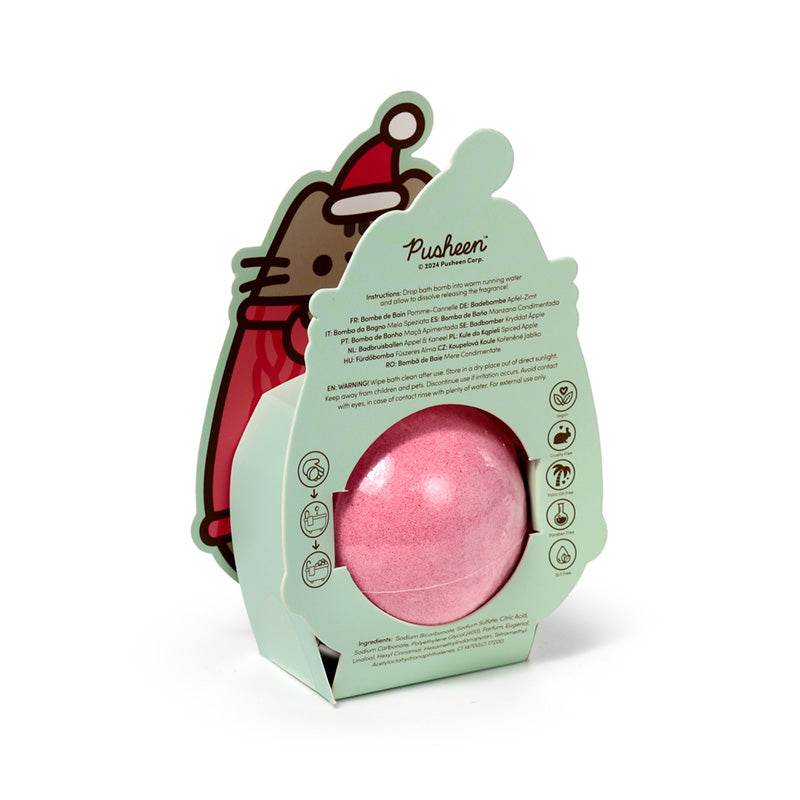 Christmas Pusheen the Cat Bath Bomb in a Shaped Gift Box - Gift Arch