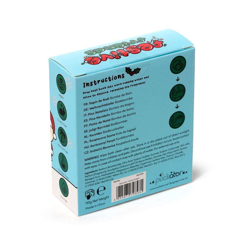 Christmas Tree Shaped Bath Bomb in Gift Box - Gift Arch