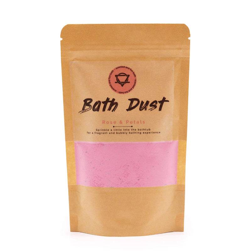 Rose Bath Dust/Bath Salt with Rose Petals - Gift Arch