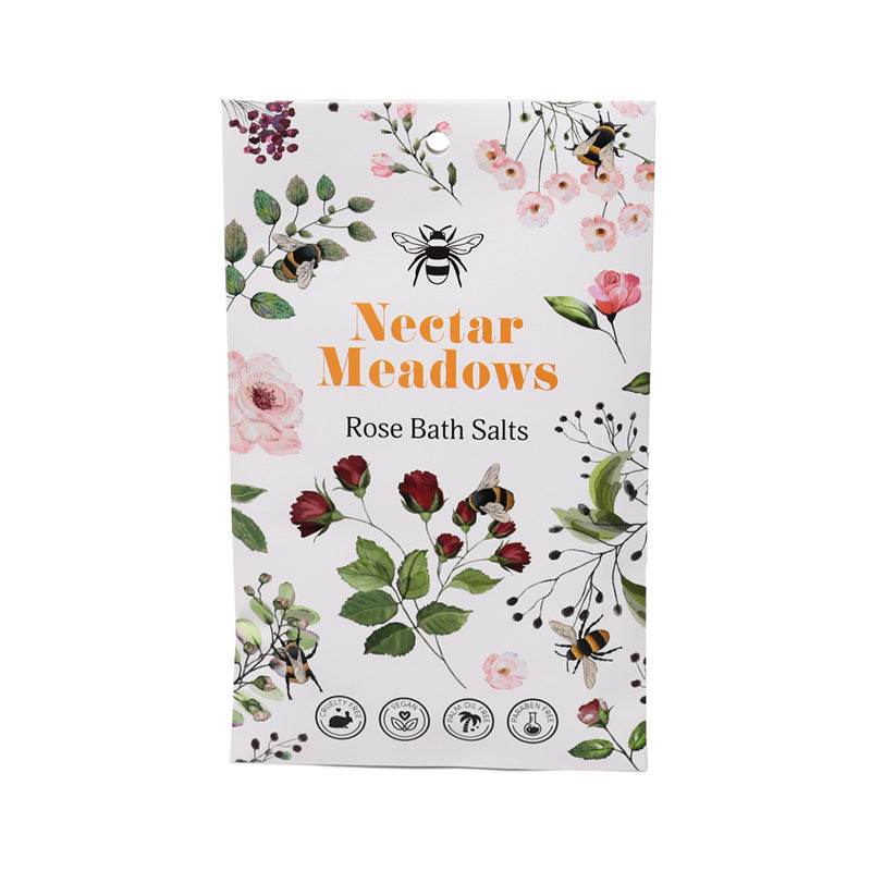 Set of 4 Nectar Meadows Bath Salt Sachets - Gift Arch