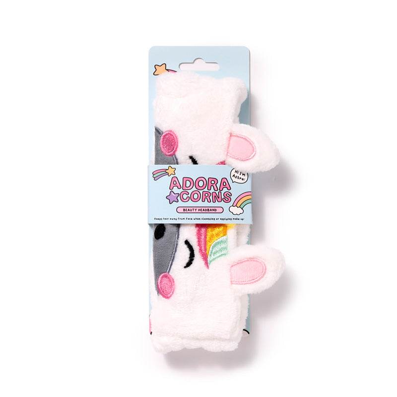 Adoracorns Astra the Unicorn Plush Beauty Headband - Gift Arch