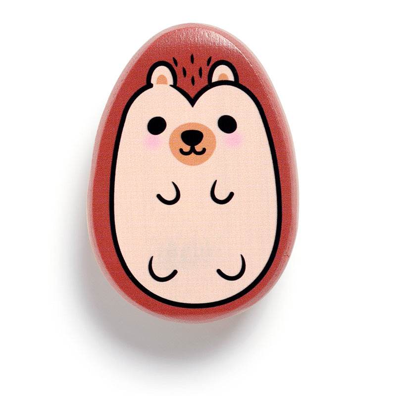Adoramals Forest Mitzi the Hedgehog Shaped Bamboo Hair Brush - Gift Arch