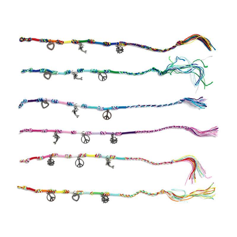 Friendship Bracelets - Woven Metal Charms - Gift Arch
