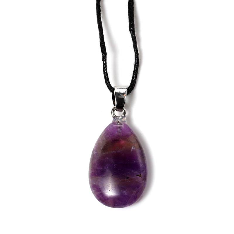 Healing Stone Gemstone Teardrop Shaped Pendant - Gift Arch