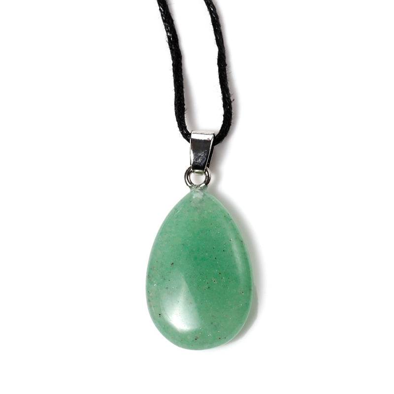 Healing Stone Gemstone Teardrop Shaped Pendant - Gift Arch