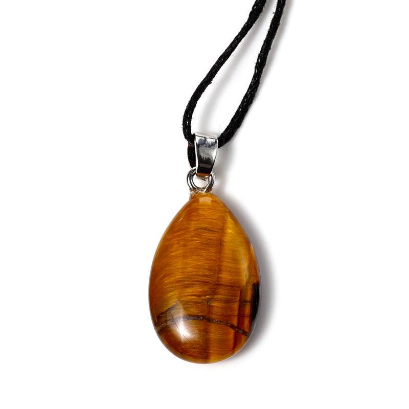 Healing Stone Gemstone Teardrop Shaped Pendant - Gift Arch