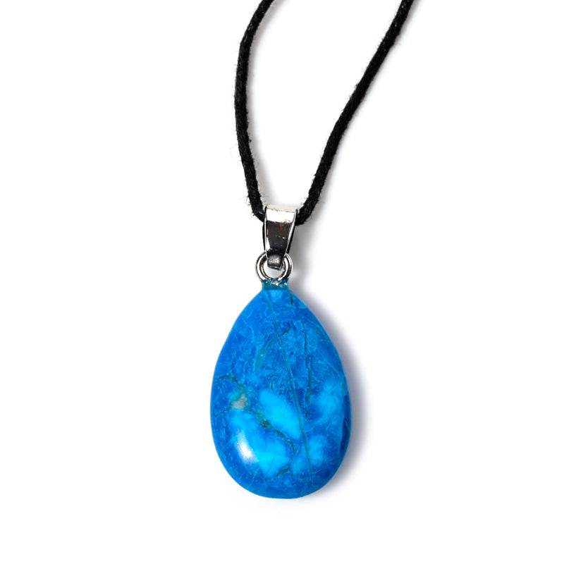 Healing Stone Gemstone Teardrop Shaped Pendant - Gift Arch
