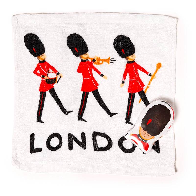 London Icons Compressed Travel Towel - Gift Arch