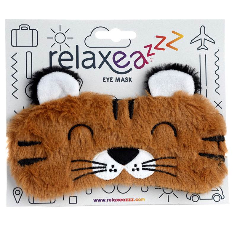 Plush Adoramals Tiger Eye Mask - Gift Arch