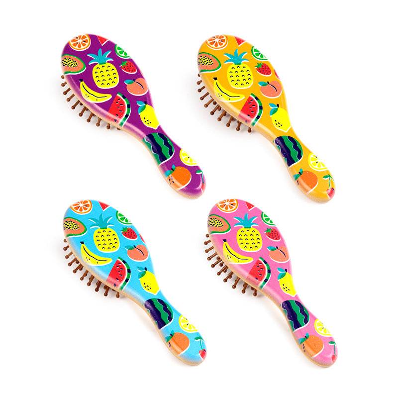 Summer Fruits Bamboo Hair Brush - Gift Arch