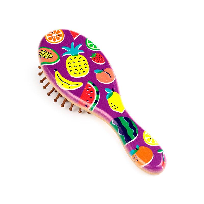 Summer Fruits Bamboo Hair Brush - Gift Arch