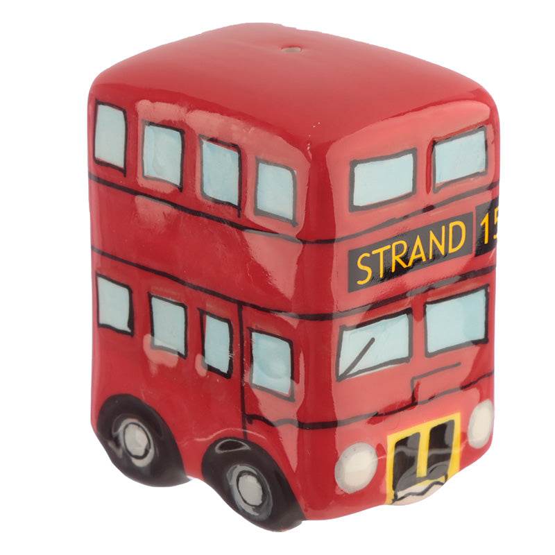 London Icons Red Routemaster Bus Ceramic Salt & Pepper Set - Gift Arch