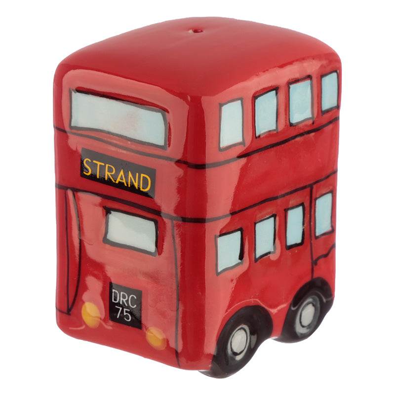 London Icons Red Routemaster Bus Ceramic Salt & Pepper Set - Gift Arch
