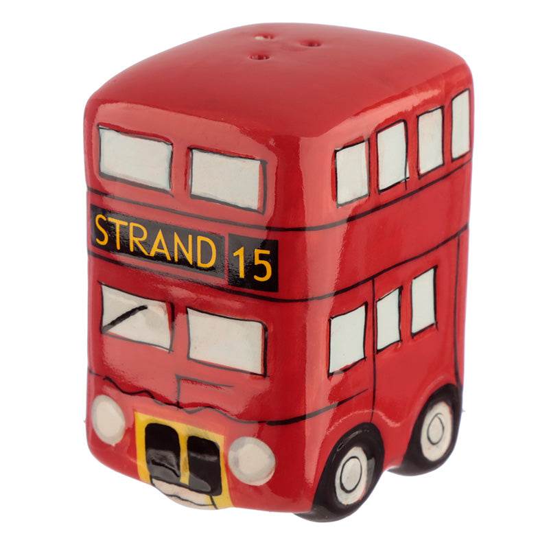London Icons Red Routemaster Bus Ceramic Salt & Pepper Set - Gift Arch
