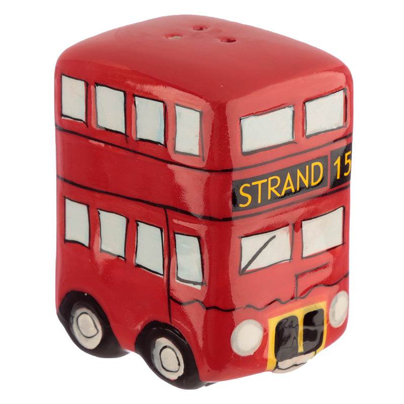 London Icons Red Routemaster Bus Ceramic Salt & Pepper Set - Gift Arch