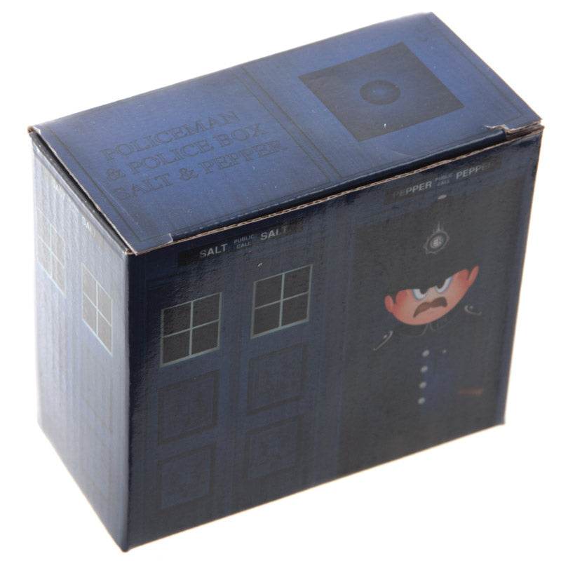 Policeman & Police Box Ceramic Salt & Pepper Set - Gift Arch