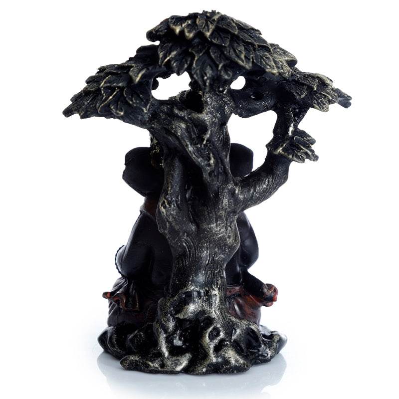 Black & Gold Ganesh Sitting Under Tree - Gift Arch