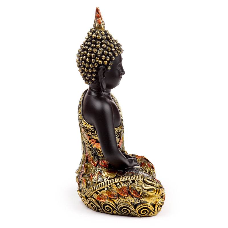 Black & Orange Gold Thai Buddha Contemplation - Gift Arch