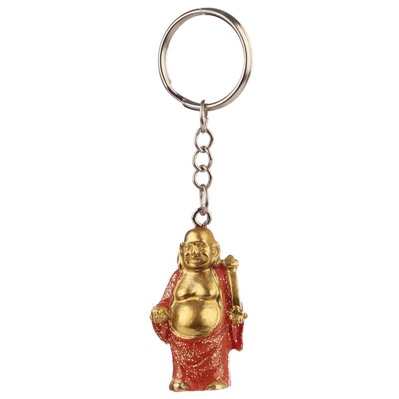 Lucky Buddha Glitter Keyring - Gift Arch