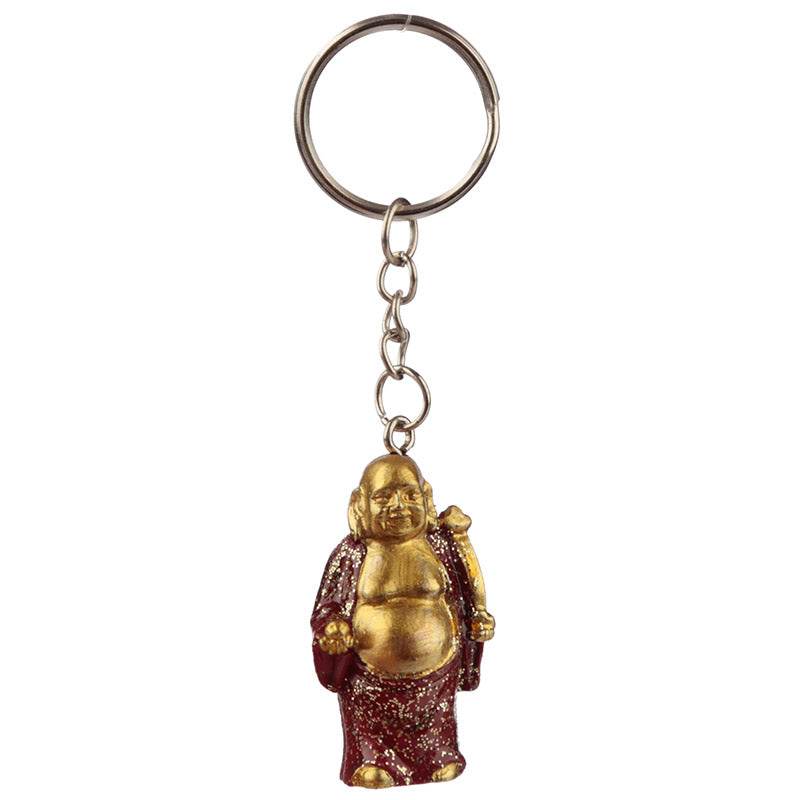 Lucky Buddha Glitter Keyring - Gift Arch