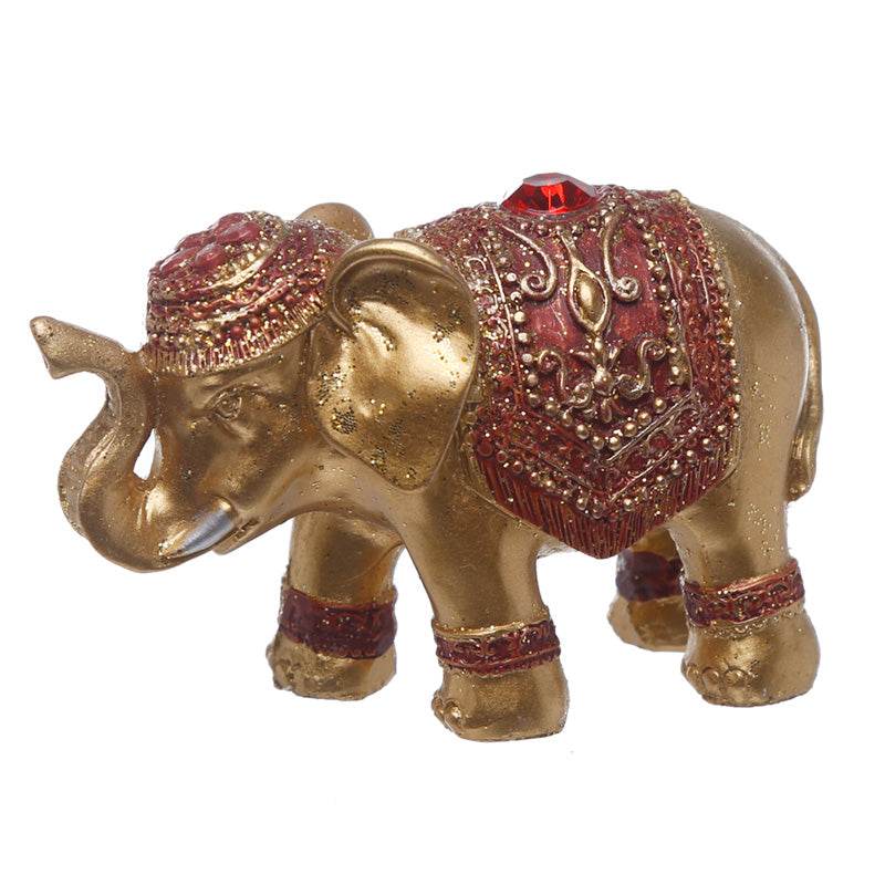 Metallic Glitter Lucky Elephant Incense Stick Holder - Gift Arch