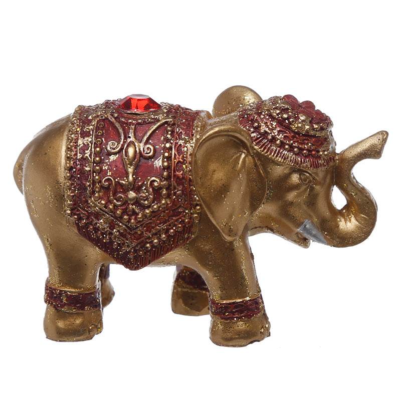 Metallic Glitter Lucky Elephant Incense Stick Holder - Gift Arch