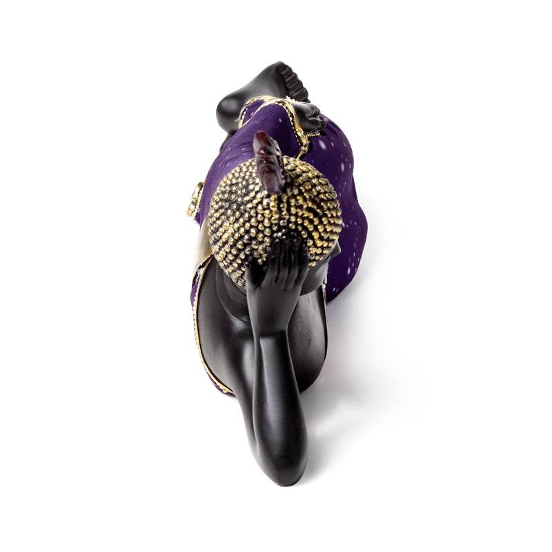 Purple & Black Thai Buddha Reclining - Gift Arch