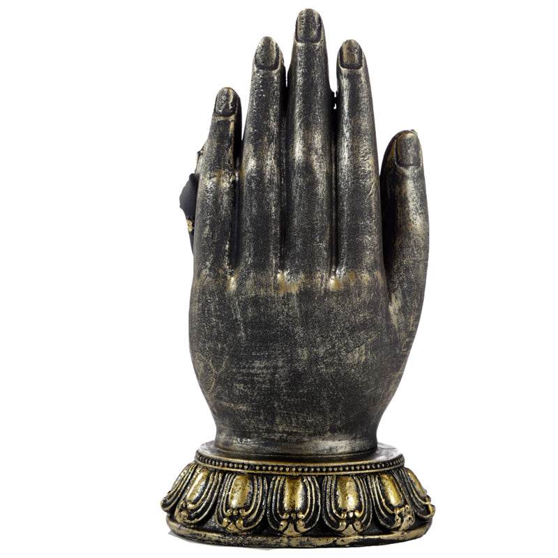 Purple, Gold & Black Ganesh in Hand - Gift Arch