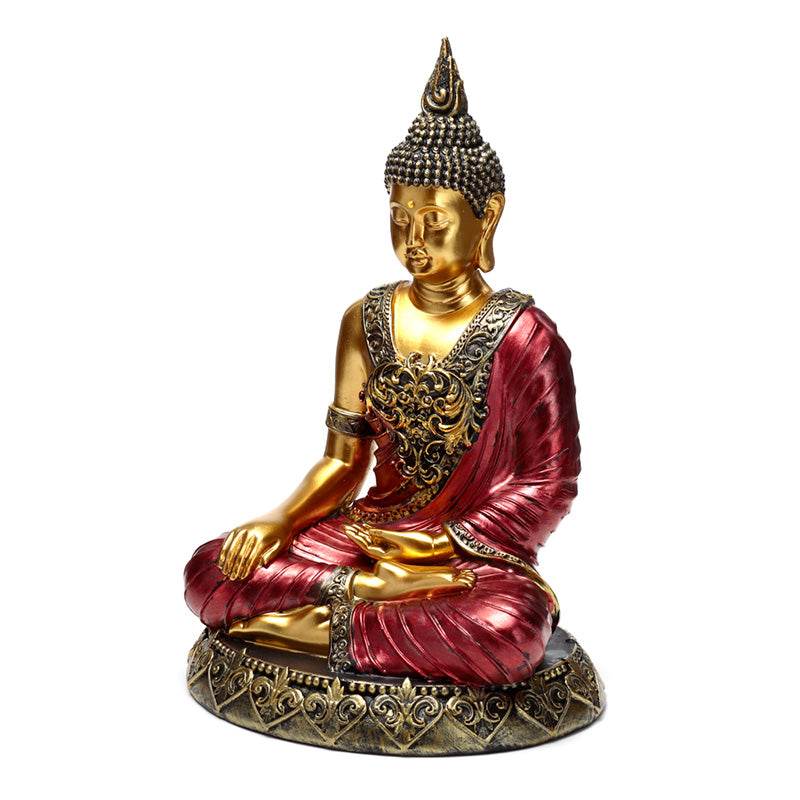 Red & Gold Thai Buddha Contemplation - Gift Arch