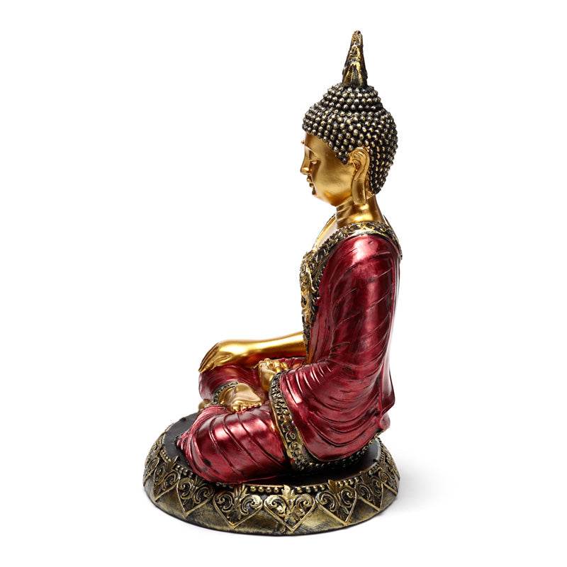 Red & Gold Thai Buddha Contemplation - Gift Arch
