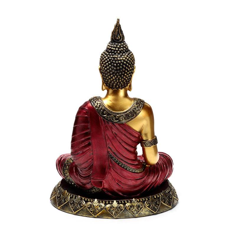 Red & Gold Thai Buddha Contemplation - Gift Arch