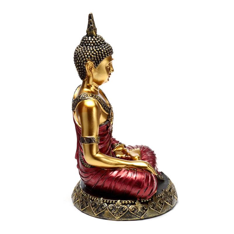 Red & Gold Thai Buddha Contemplation - Gift Arch