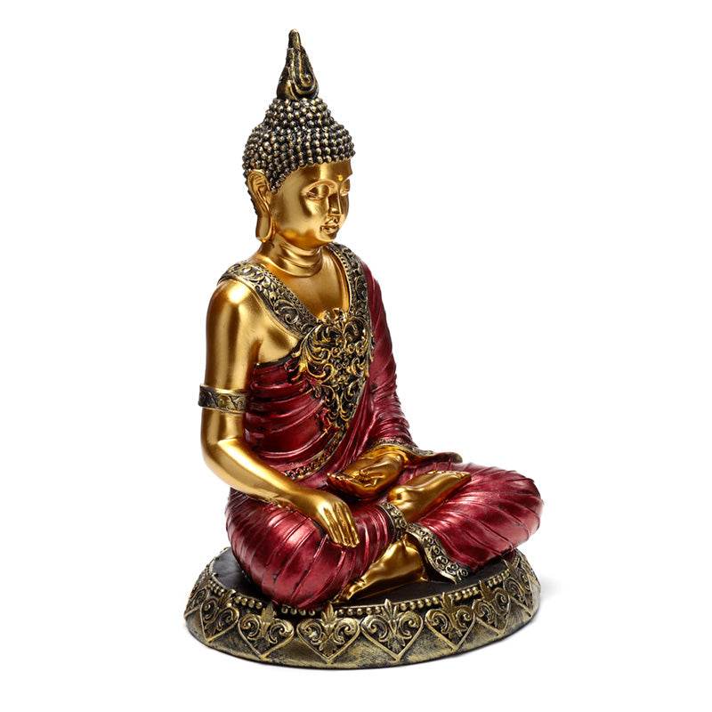 Red & Gold Thai Buddha Contemplation - Gift Arch