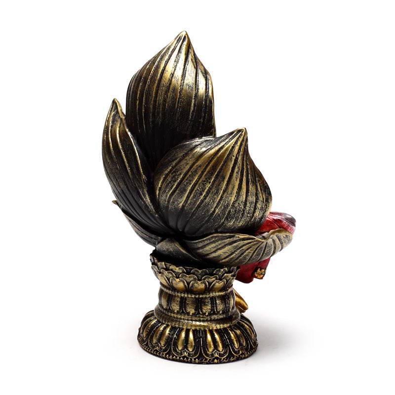 Red & Gold Thai Buddha Seated Lotus - Gift Arch