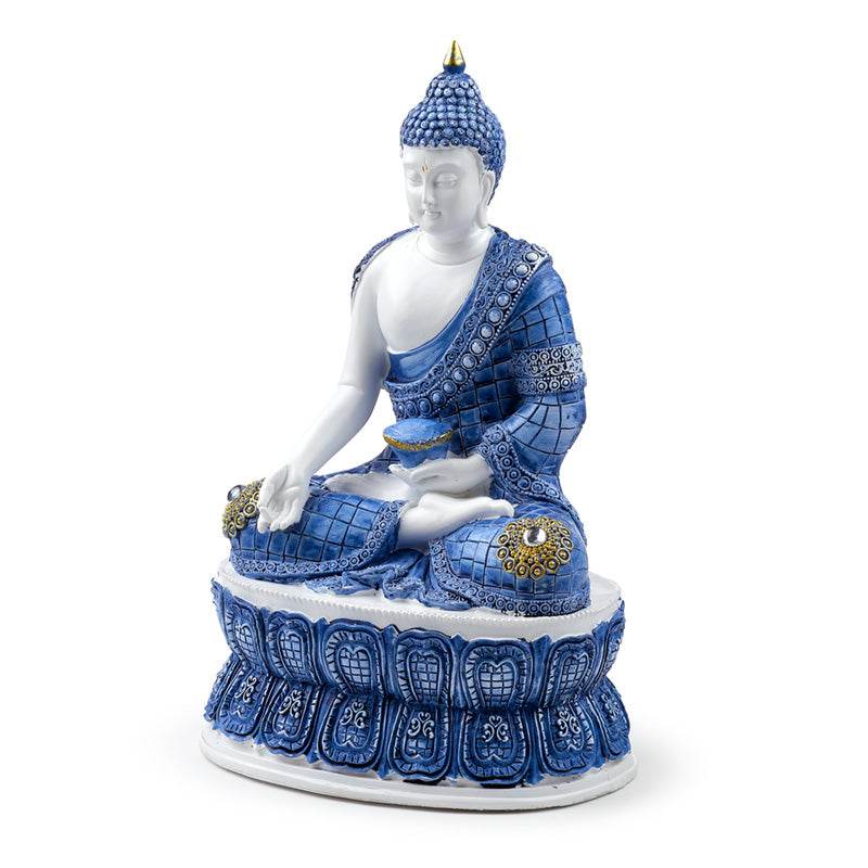 White & Blue Thai Buddha Lotus - Gift Arch