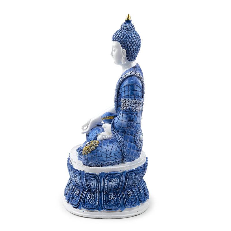 White & Blue Thai Buddha Lotus - Gift Arch