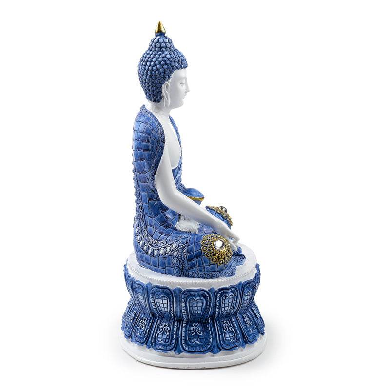 White & Blue Thai Buddha Lotus - Gift Arch