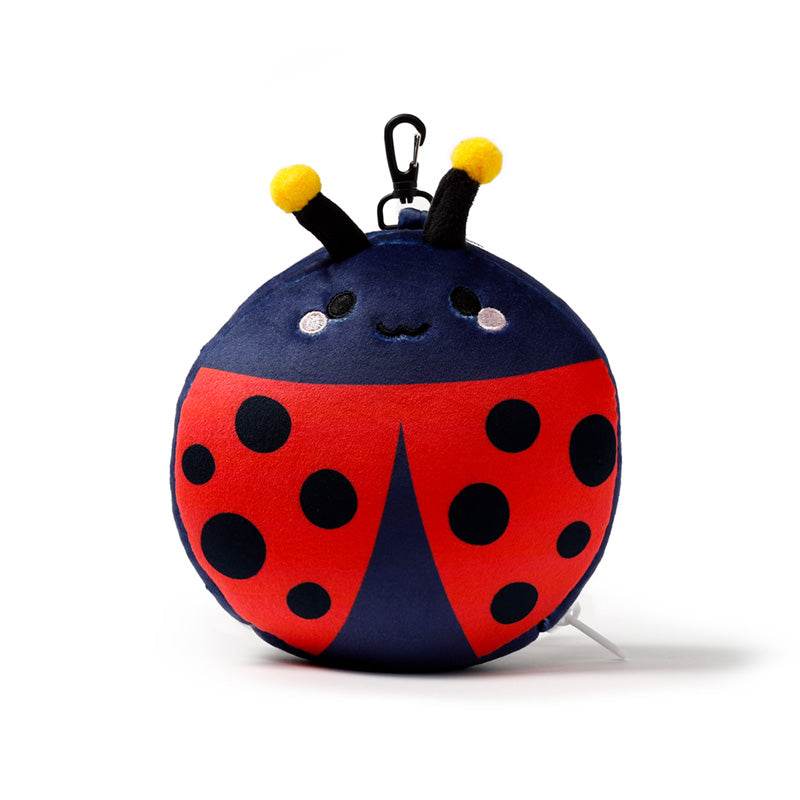 Relaxeazzz Adorabugs Ladybird Plush Travel Pillow & Eye Mask - Gift Arch