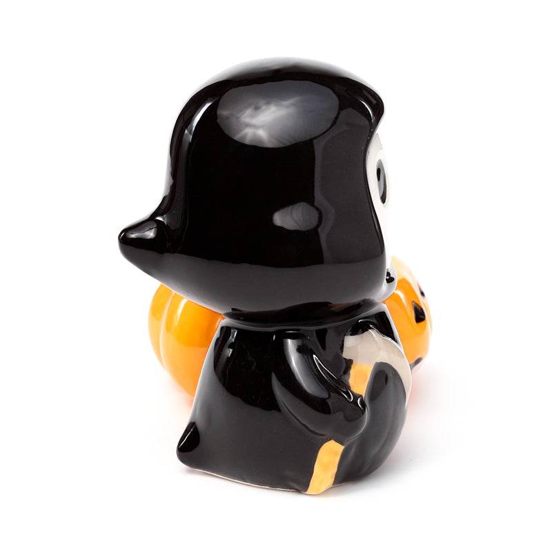 Ceramic Skull Boy Tea Light Candle Holder - Gift Arch