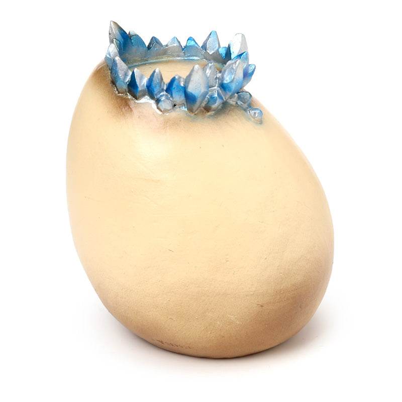 Elements Baby Dragon Crystal Egg Cave Tea Light Holder - Gift Arch