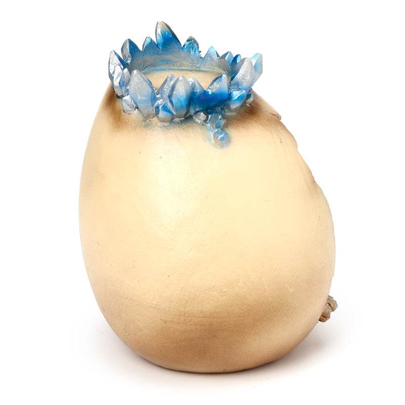 Elements Baby Dragon Crystal Egg Cave Tea Light Holder - Gift Arch