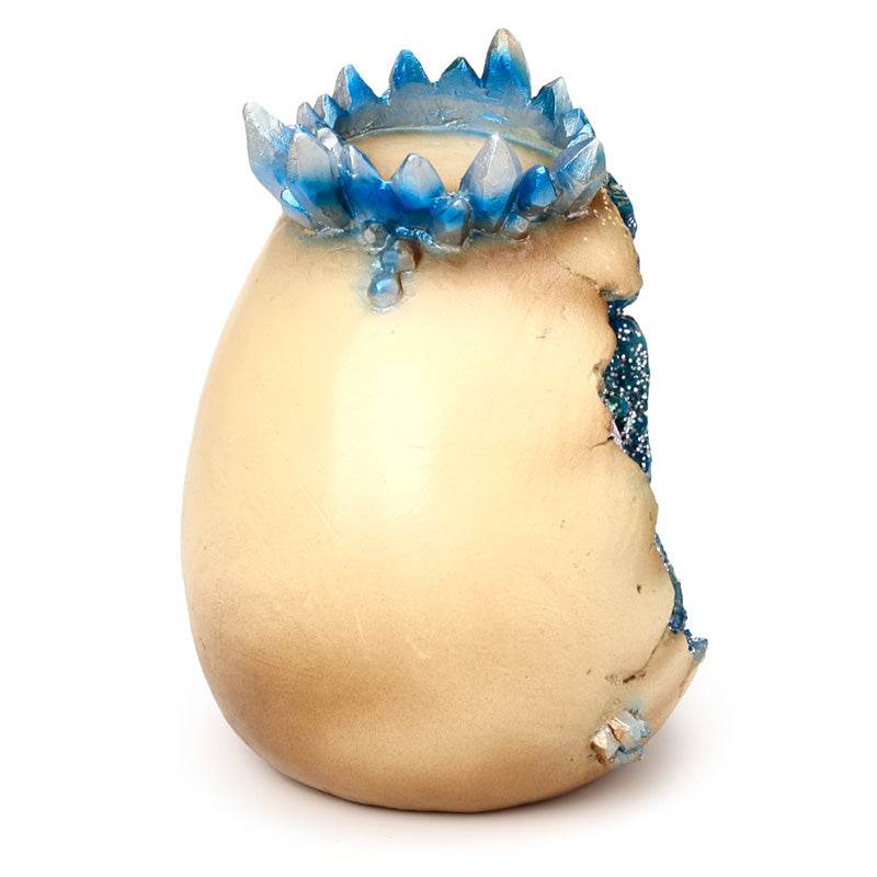 Elements Baby Dragon Crystal Egg Cave Tea Light Holder - Gift Arch
