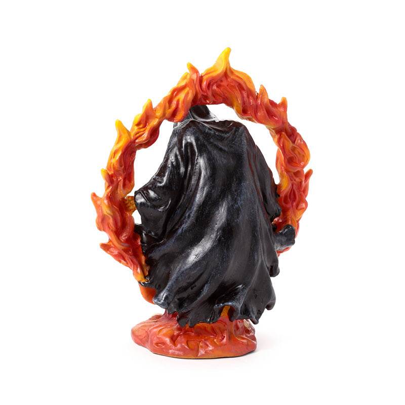 The Reaper of Death Ring of Fire Tea Light Candle Holder - Gift Arch