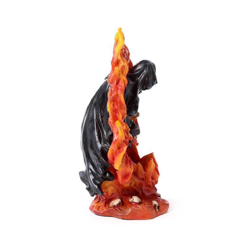 The Reaper of Death Ring of Fire Tea Light Candle Holder - Gift Arch