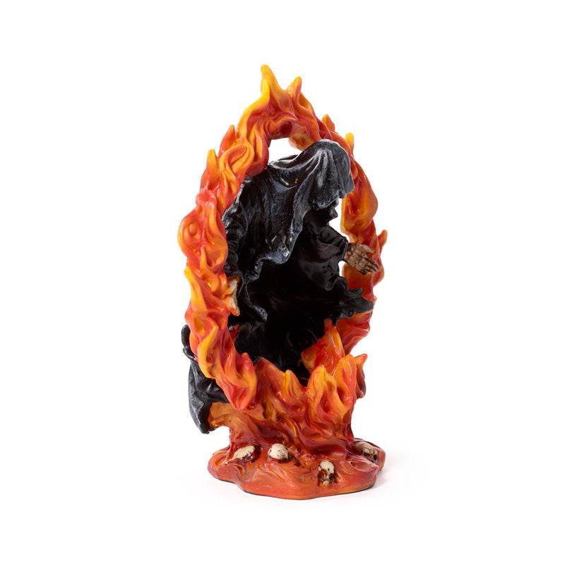 The Reaper of Death Ring of Fire Tea Light Candle Holder - Gift Arch