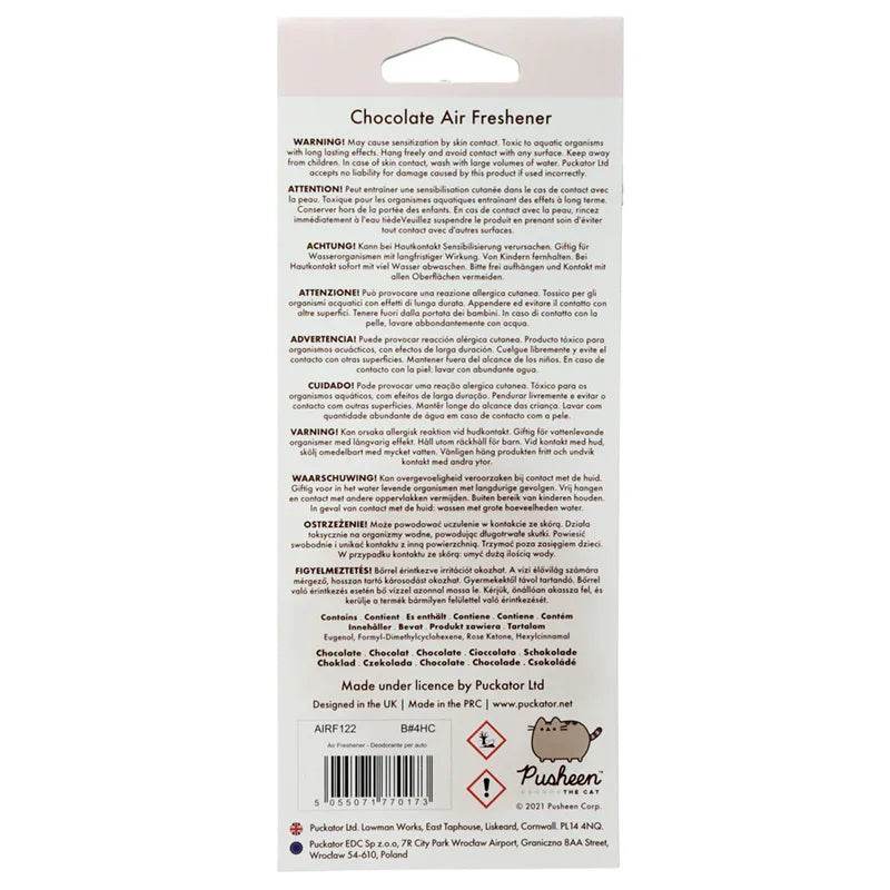 Chocolate Pusheen the Cat Foodie Air Freshener - Gift Arch