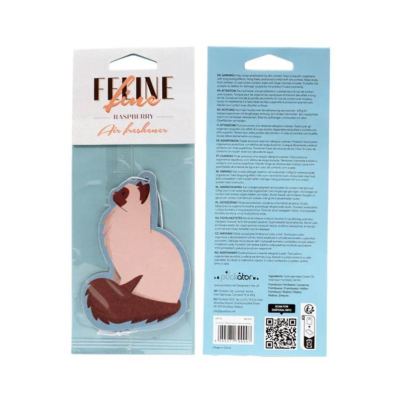 Raspberry Feline Fine Cats (New) Air Freshener - Gift Arch