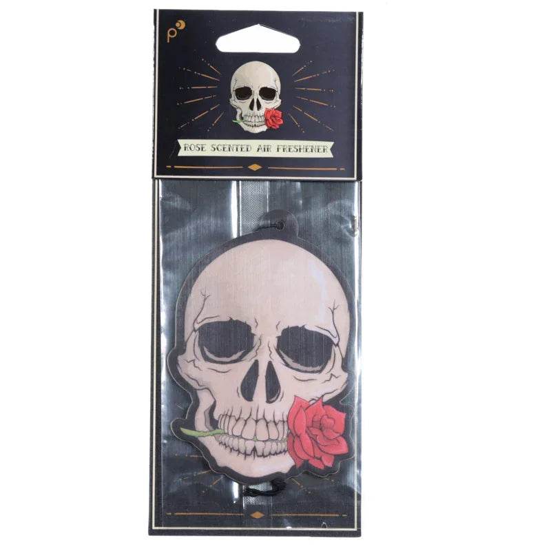 Rose Gothic Skulls and Roses Air Freshener - Gift Arch